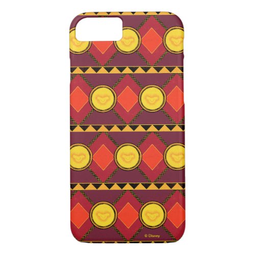 Lion King  Simba Icon African Style Pattern iPhone 87 Case