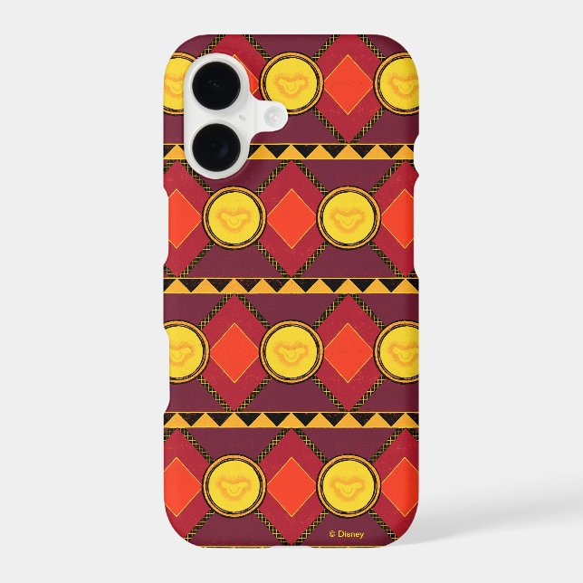 Lion King | Simba Icon African Style Pattern Iphone Case (Back)