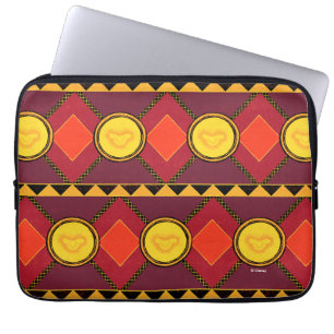 Lion King   Simba Icon African Style Pattern Laptop Sleeve