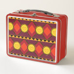 Lion King | Simba Icon African Style Pattern Metal Lunch Box