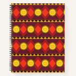 Lion King | Simba Icon African Style Pattern Notebook