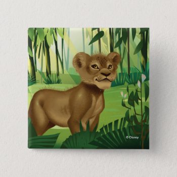 Lion King | Simba In The Jungle Button by lionking at Zazzle