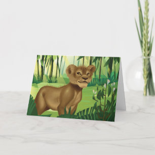 Lion King   Simba In The Jungle Card