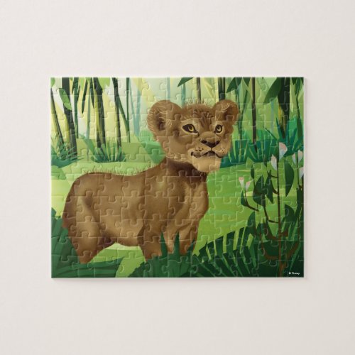 Lion King  Simba In The Jungle Jigsaw Puzzle