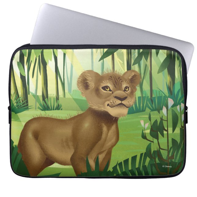 Lion King | Simba In The Jungle Laptop Sleeve (Front)
