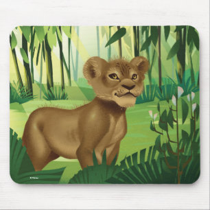 Lion King Simba In The Jungle Mouse Pad