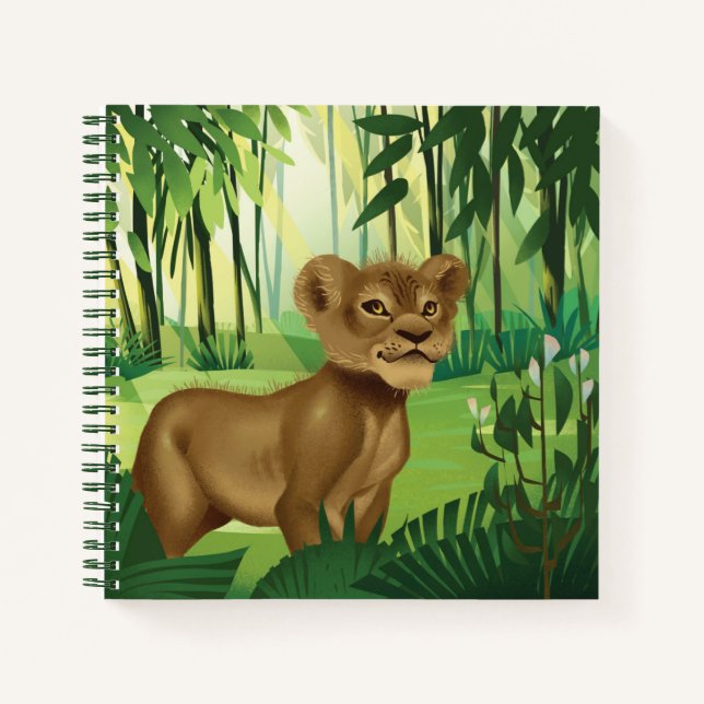 Lion King | Simba In The Jungle Notebook (Front)