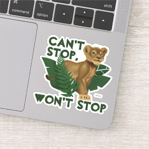 Lion King Simba In The Jungle Sticker