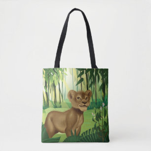 Lion King Simba In The Jungle Tote Bag
