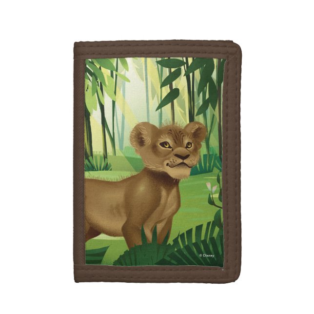 Lion King | Simba In The Jungle Trifold Wallet (Front Vertical)