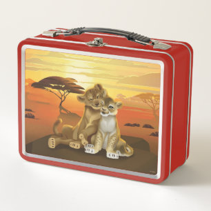 Lion King Simba & Nala At Sunset Metal Lunch Box
