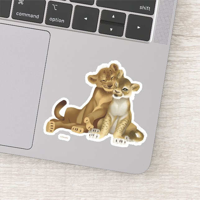 Lion King | Simba & Nala At Sunset Sticker (Detail)