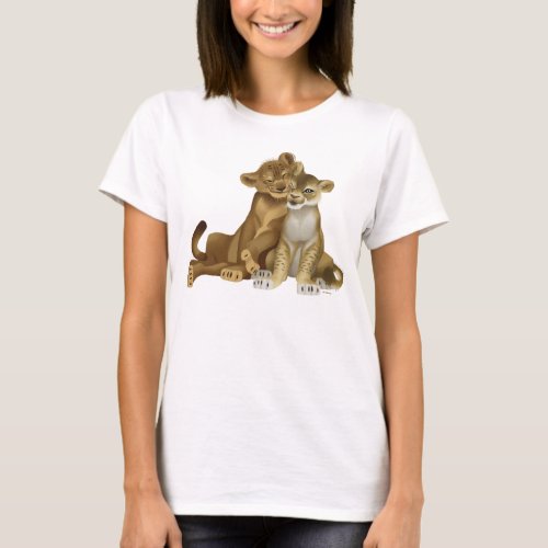Lion King  Simba  Nala At Sunset T_Shirt