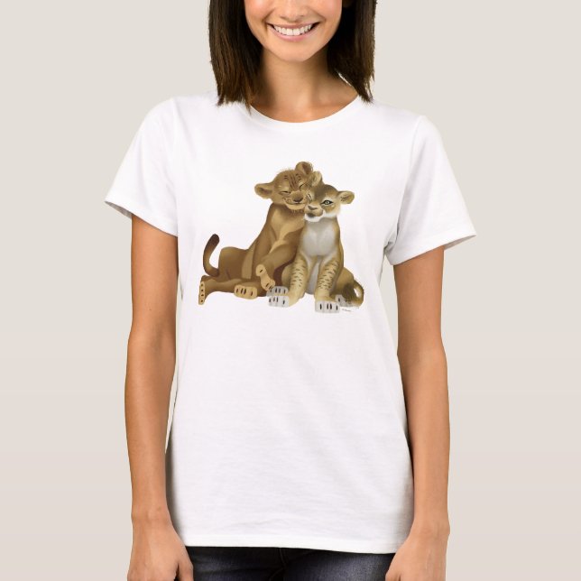 Lion King | Simba & Nala At Sunset T-Shirt (Front)