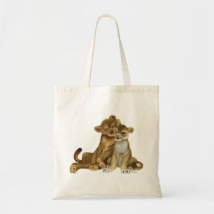 Lion King   Simba & Nala At Sunset Tote Bag