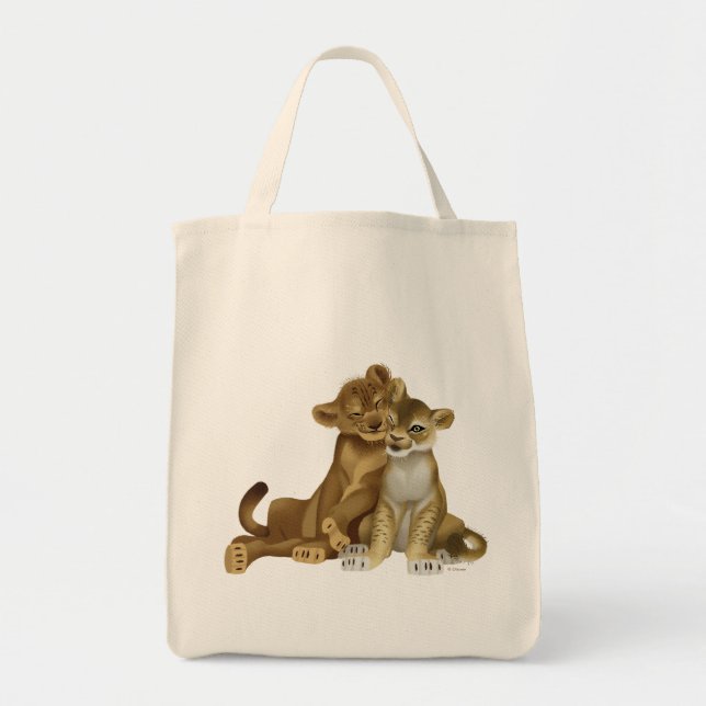 Lion King | Simba & Nala At Sunset Tote Bag (Front)