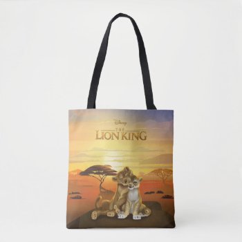 Lion King | Simba & Nala At Sunset Tote Bag by lionking at Zazzle