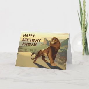 Lion King Simba On Pride Lands Card