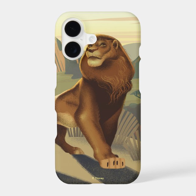 Lion King | Simba On Pride Lands Iphone Case (Back)