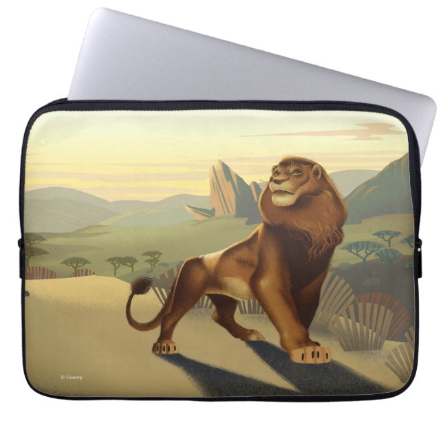 Lion King | Simba On Pride Lands Laptop Sleeve (Front)