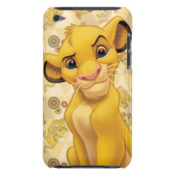 Lion King | Simba On Triangle Pattern Ipod Touch Case by lionking at Zazzle