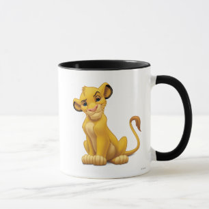 Lion King   Simba on Triangle Pattern Mug