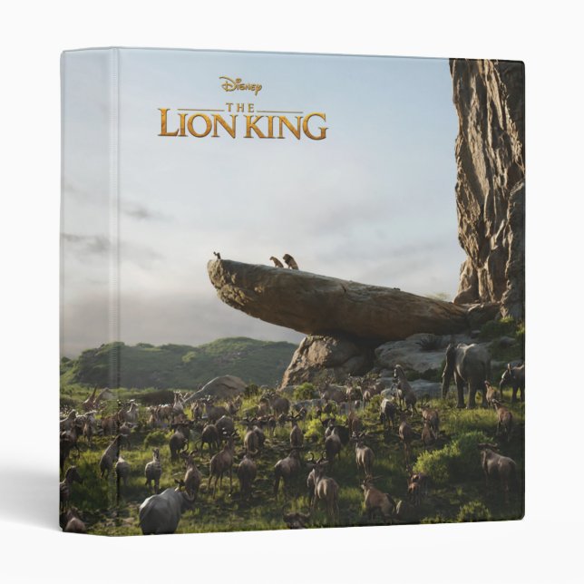 Lion King | Simba Presented To Kingdom 3 Ring Binder (Front/Spine)
