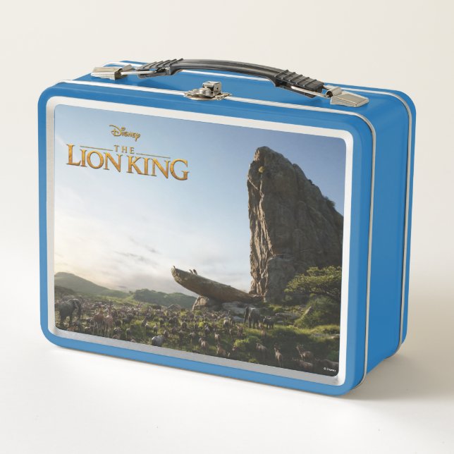Lion King | Simba Presented To Kingdom Metal Lunch Box (Front)