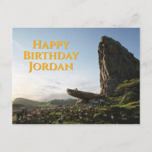 Lion King Simba Presented To Kingdom Postcard