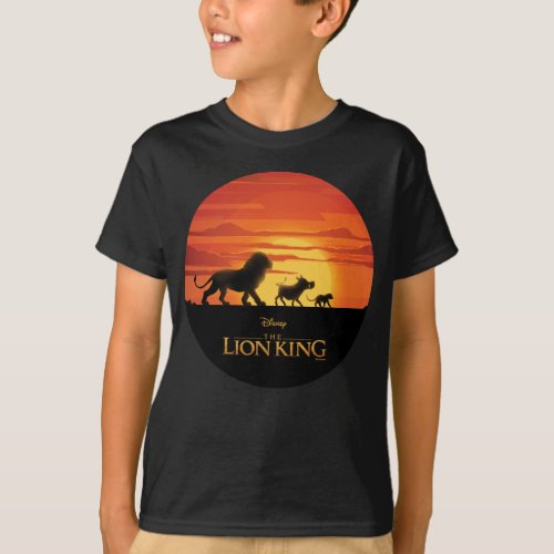 Lion King  Simba Pumbaa  Timon Silhouette T_Shirt