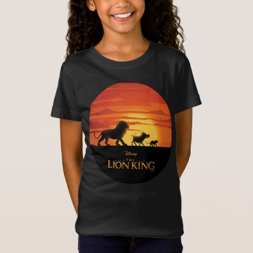 Lion King  Simba Pumbaa  Timon Silhouette T_Shirt