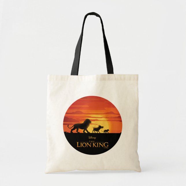 Lion King | Simba, Pumbaa, & Timon Silhouette Tote Bag (Front)