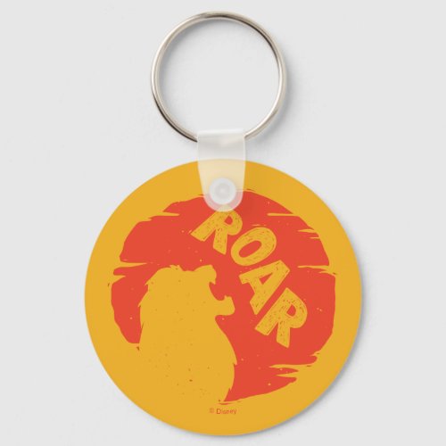 Lion King  Simba Roar Silhouette Keychain