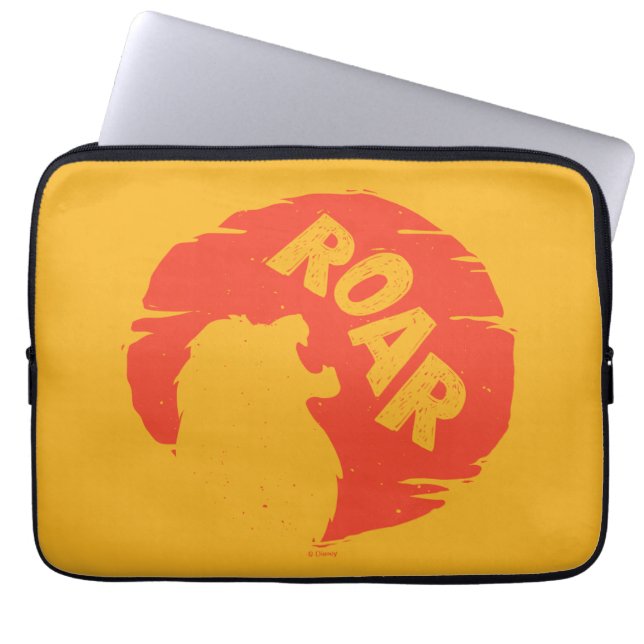 Lion King | Simba "Roar" Silhouette Laptop Sleeve (Front)