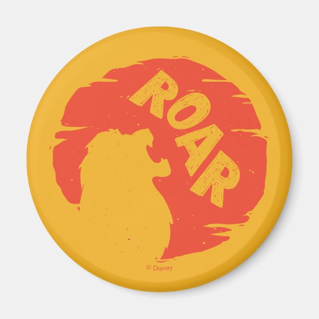 Lion King | Simba "Roar" Silhouette Magnet (Front)