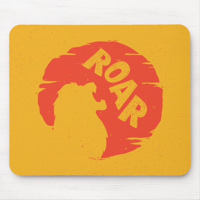 Lion King | Simba "Roar" Silhouette Mouse Pad (Front)