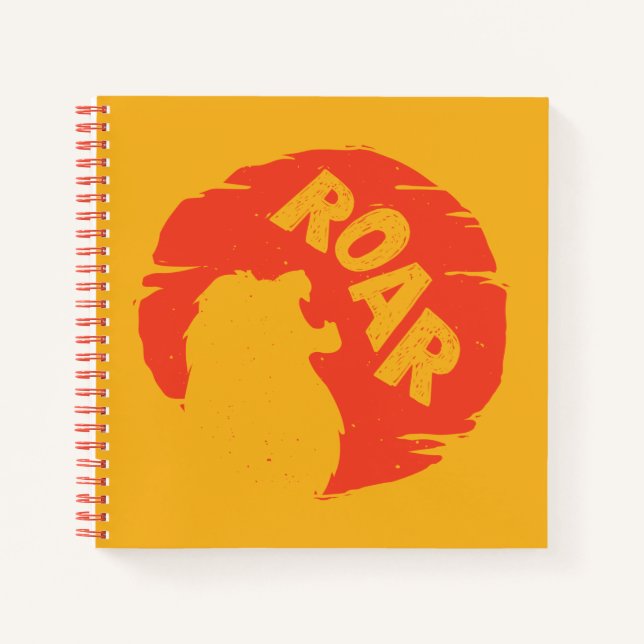 Lion King | Simba "Roar" Silhouette Notebook (Front)