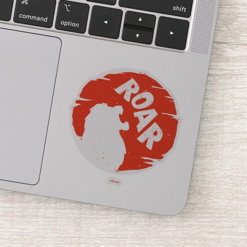 Lion King  Simba Roar Silhouette Sticker