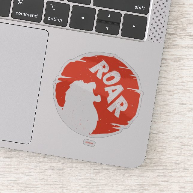 Lion King | Simba "Roar" Silhouette Sticker (Detail)