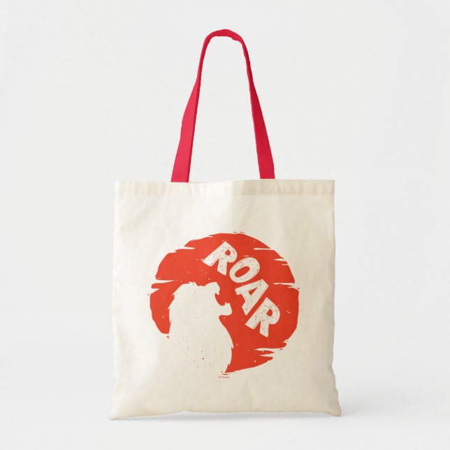 Lion King | Simba "Roar" Silhouette Tote Bag (Front)