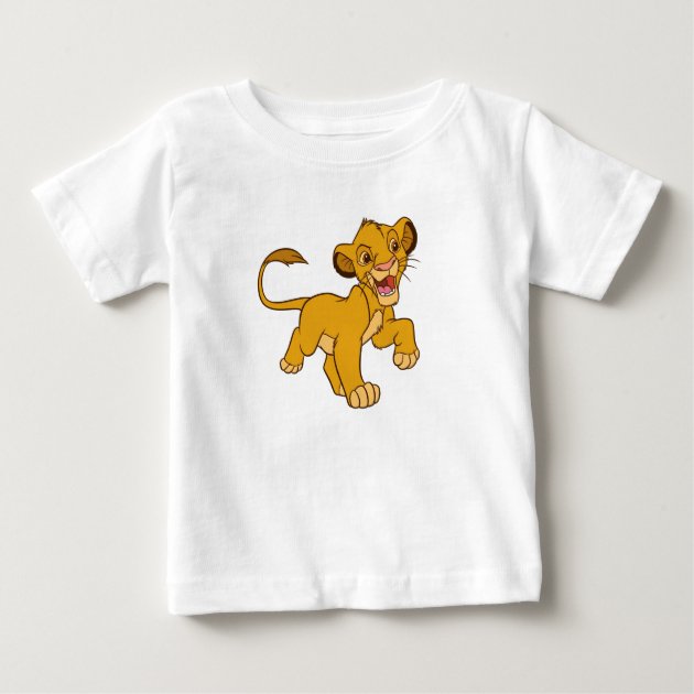 Lion King Simba walking Disney Baby T Shirt Zazzle