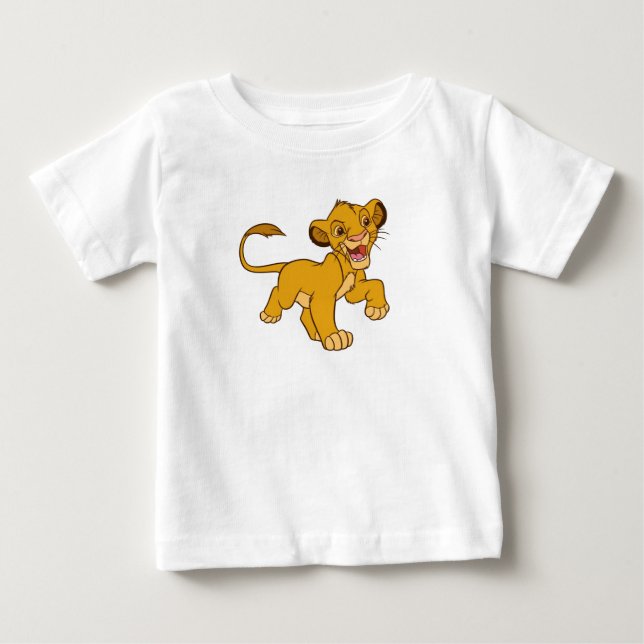 Lion King Simba walking Disney Baby T-Shirt (Front)