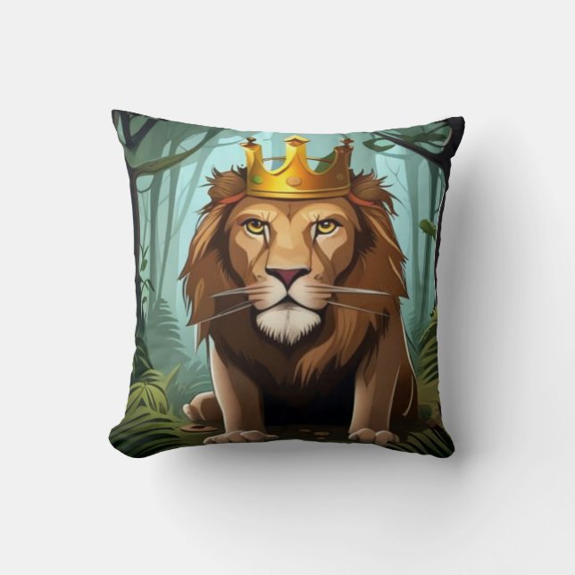 Lion King Throw Pillow (Front)