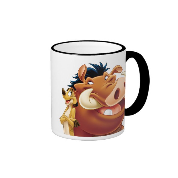 Lion King Timon and Pumba smiling Disney Mug