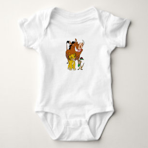 Lion King Timon Simba Pumba with ladybug Disney Baby Bodysuit