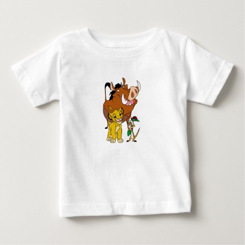 Lion King Timon Simba Pumba with ladybug Disney Baby T_Shirt