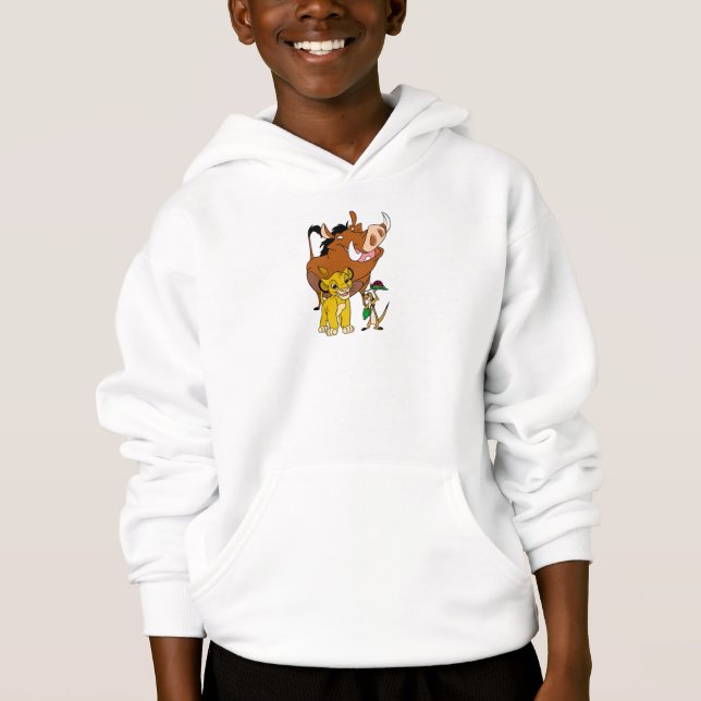 Lion King Timon Simba Pumba with ladybug Disney Hoodie (Front)