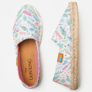 Lion King   Tropical Leaves Pattern Espadrilles