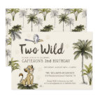 Lion King Two Wild Second Birthday Invitation