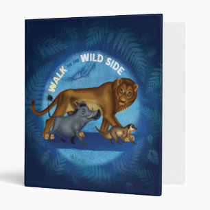 Lion King Walk On The Wild Side 3 Ring Binder